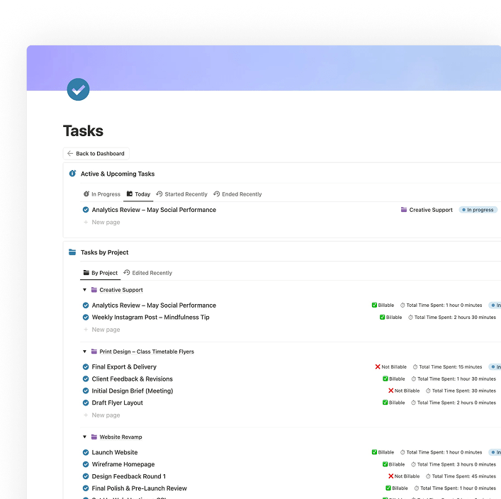 Freelance Business OS | Notion Template